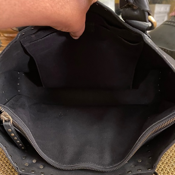 Vintage Celine Soft Leather stud gorgeous tot handled bag - Picture 7 of 16